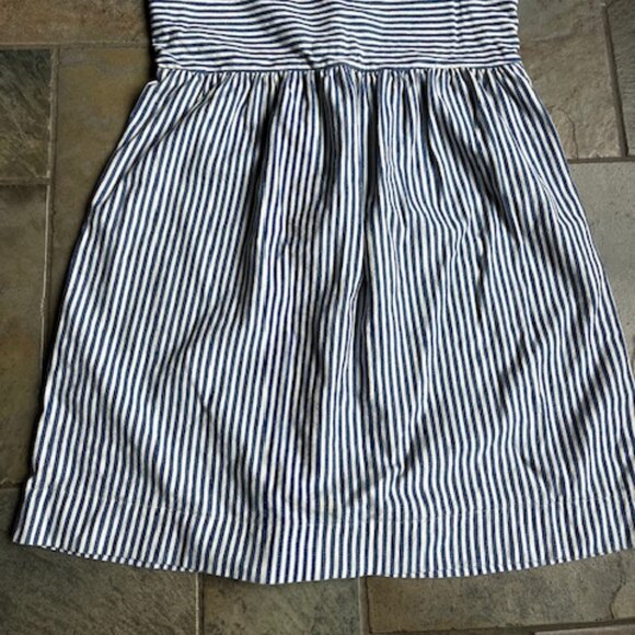 LOFT Summer Sleeveless Nautical Vibe Dress in Women's Size Medium - Picture 3 of 4